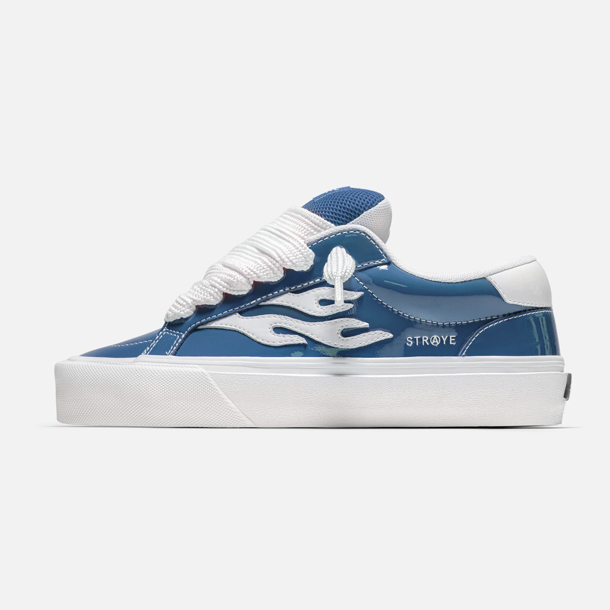 LOGAN PUFF - GLOSSY BLUE