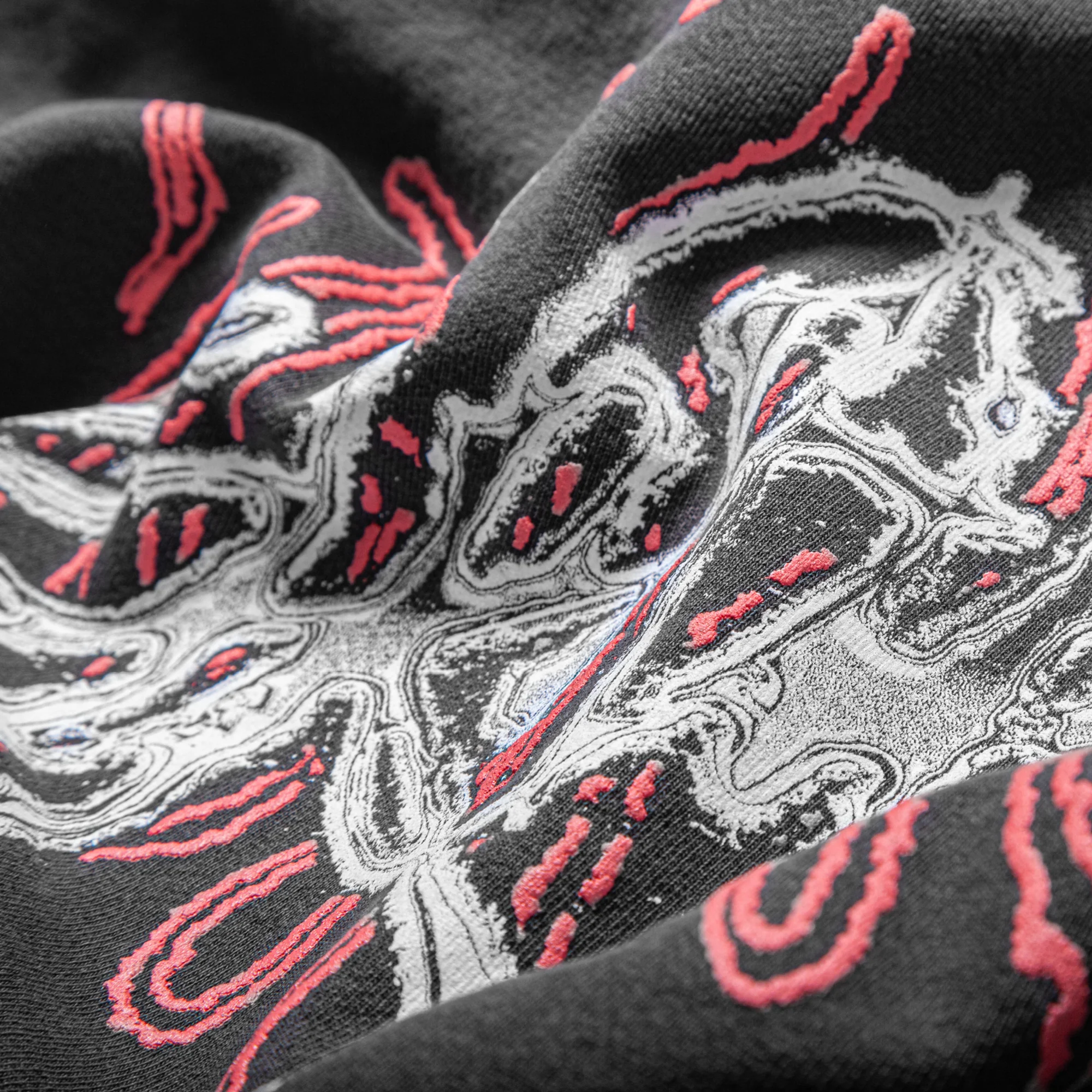 NEW WAVE HOODIE - WASHED BLACK - Image 3