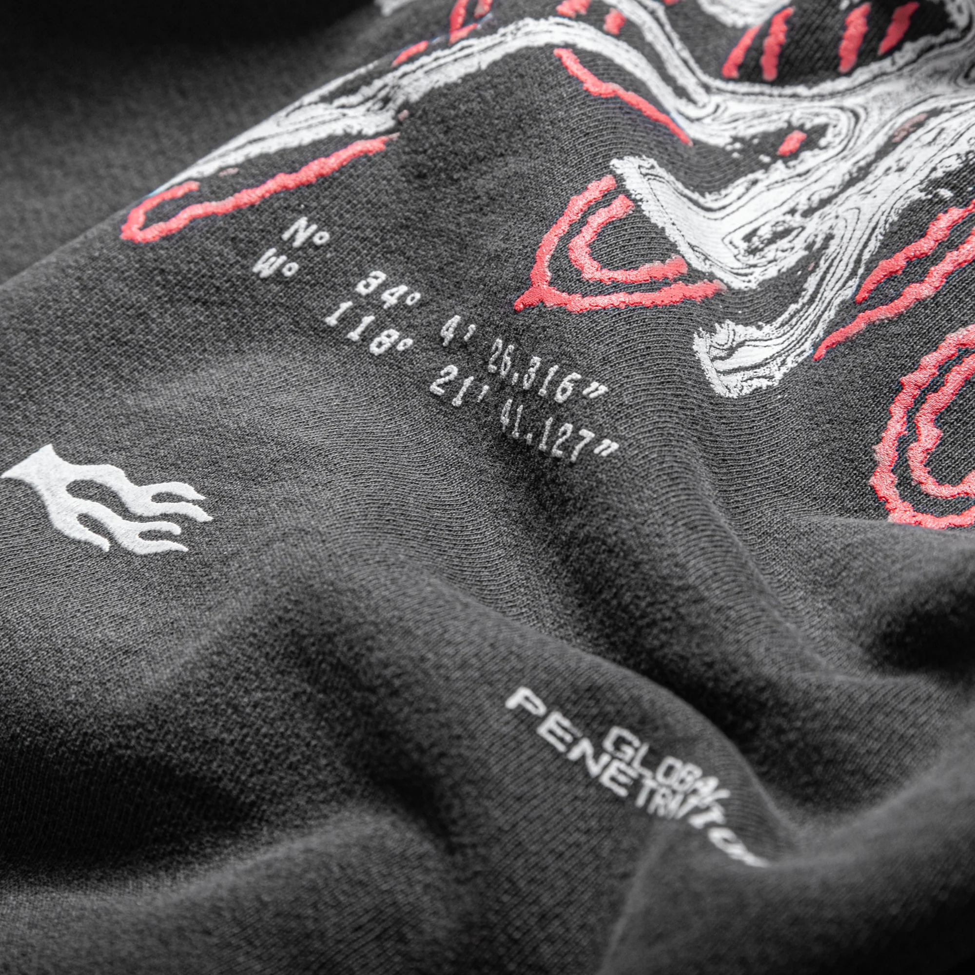 NEW WAVE HOODIE - WASHED BLACK - Image 4